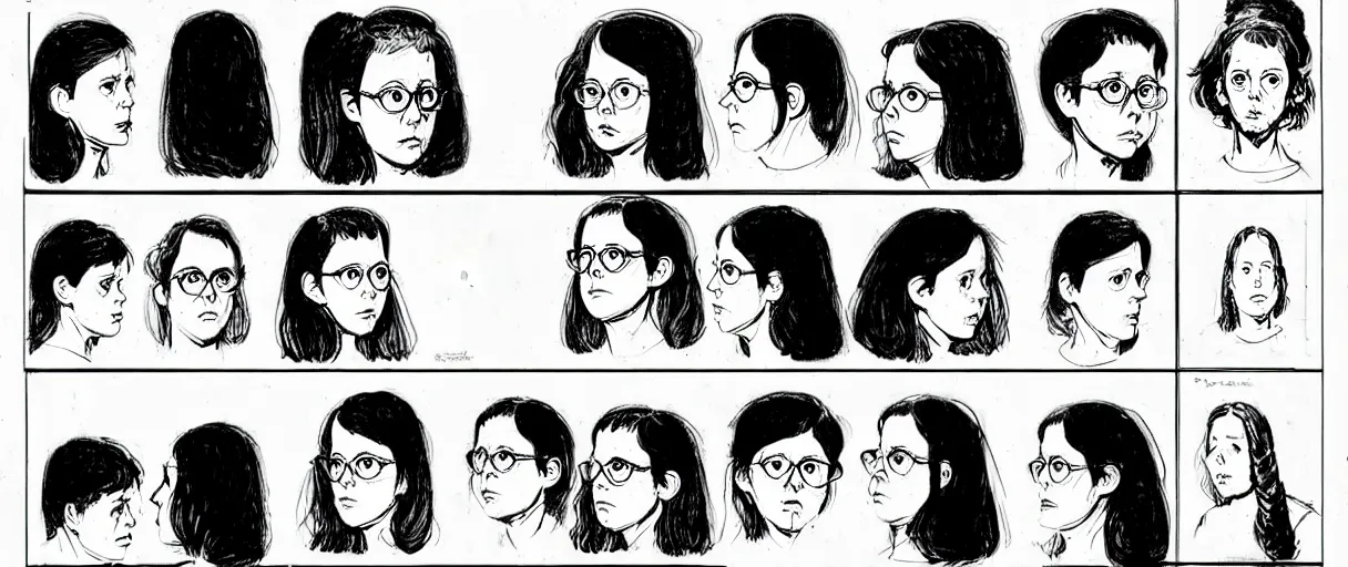 Image similar to character study of female todd solondz | vivid colors : storyboard, dramatic and emotional, concept design, realistic. by gabriel hardman, joe alves, j. todd anderson, chris bonura. cinematic atmosphere, detailed and intricate, perfect anatomy