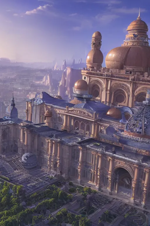 beautiful city of naboo royal palace architecture with | Stable ...