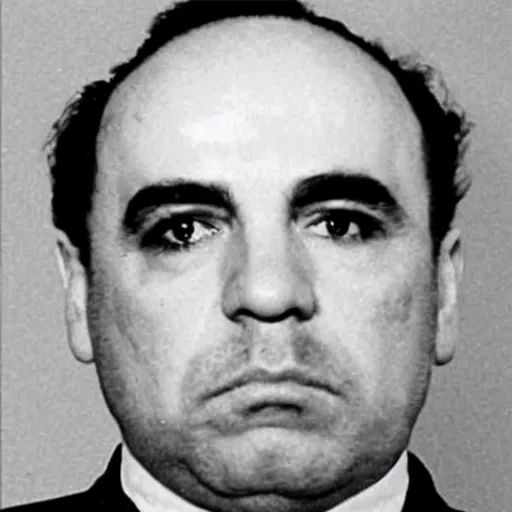 Image similar to Al Capone mugshot 4K details