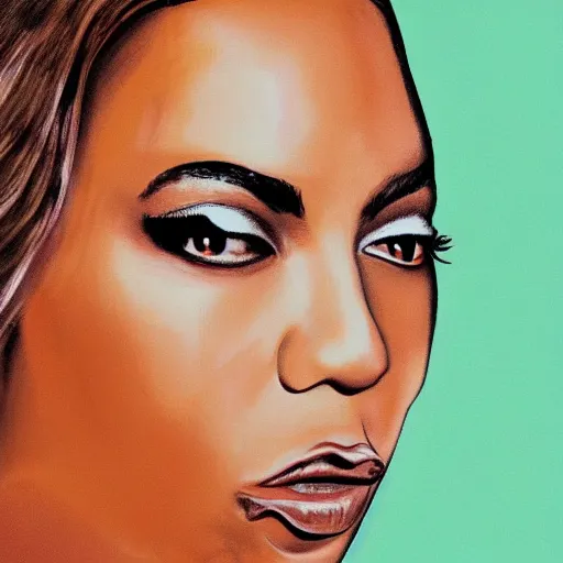 Prompt: beyonce smelling her own farts, photorealistic, hd, illustration