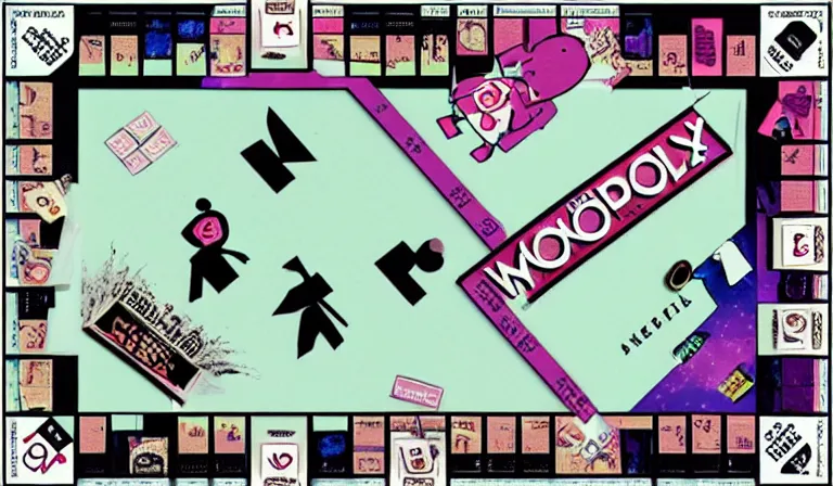 Image similar to the box for monopoly : yume nikki edition