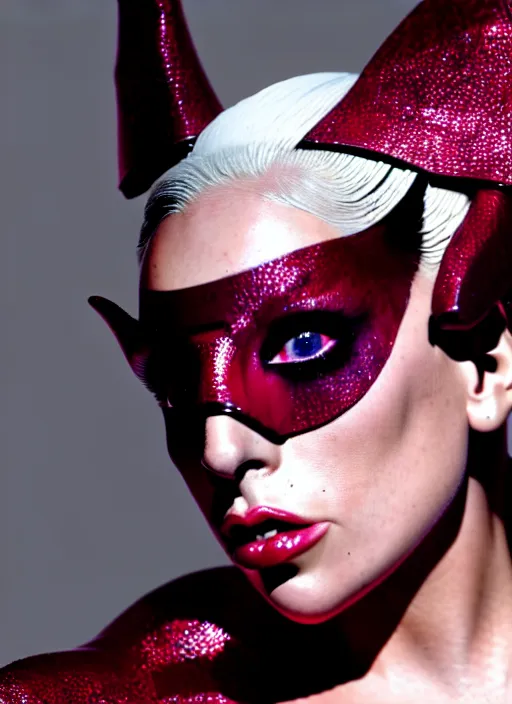 Image similar to lady gaga by nick knight, born this way, born this way album, red weapon 8 k s 3 5, cooke anamorphic / i lenses, highly detailed, cinematic lighting