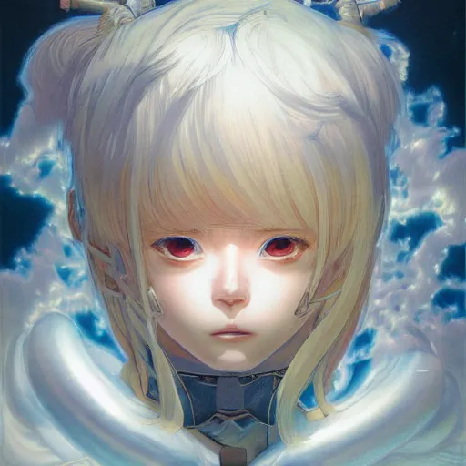 Image similar to prompt : ragnarok online portrait soft light painted by james jean and katsuhiro otomo and erik jones, inspired by akira anime, smooth face feature, intricate oil painting, high detail illustration, sharp high detail, manga and anime 1 9 9 9