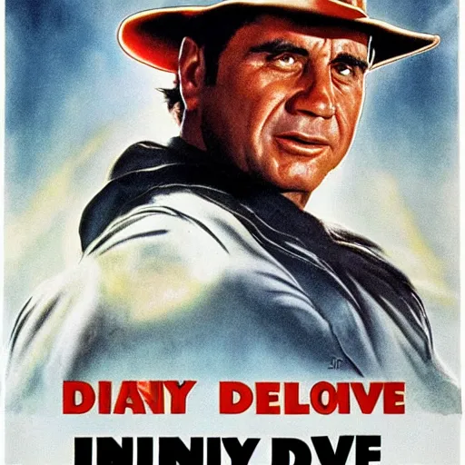 Image similar to danny devito as indiana jones original movie poster