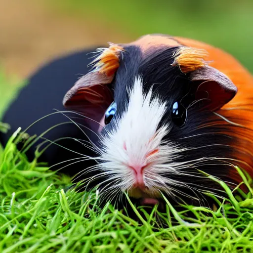Image similar to this animal is a fusion of snake and Guinea pig 8k, HD