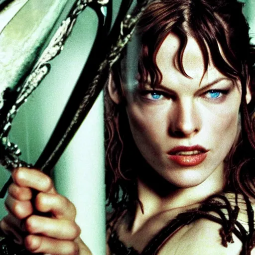 Image similar to milla jovovich in lotr,