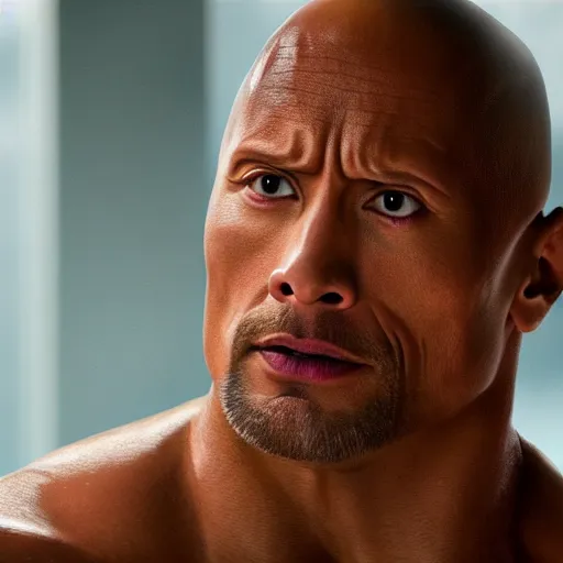 Image similar to Dwayne Johnson as Thor 4k detail