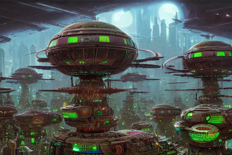 Image similar to beetpunk city on endor, hyper detailed, by alejandro burdisio,