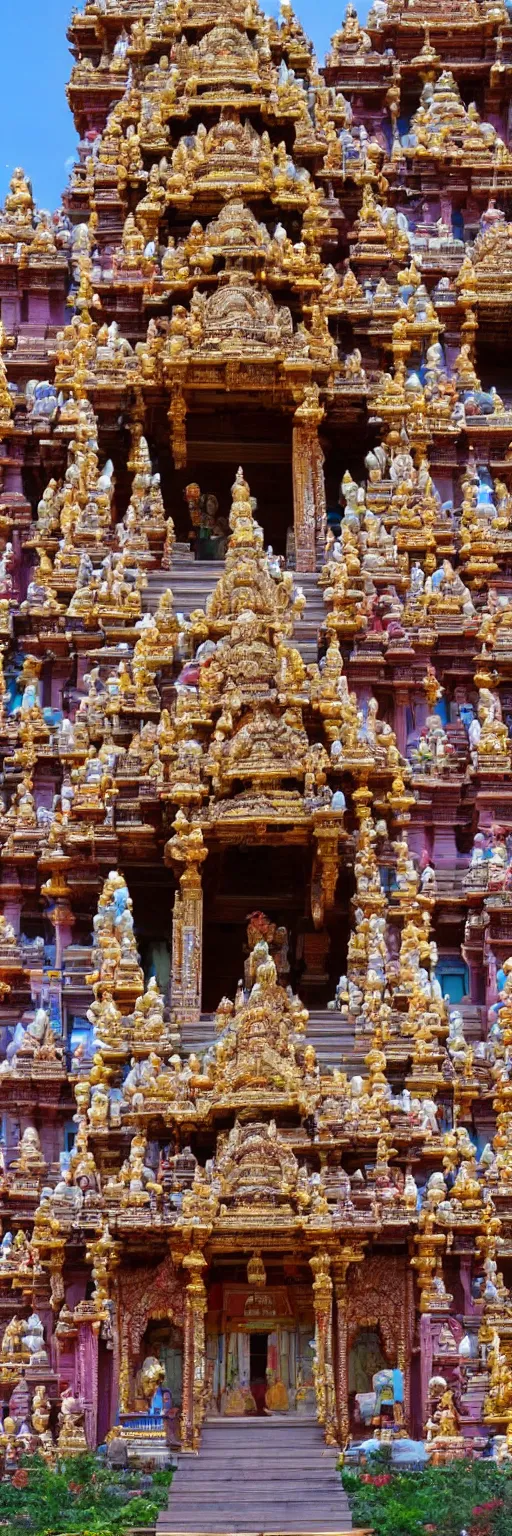 Prompt: a beautiful hindu temple