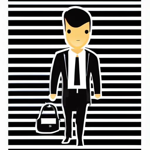 Image similar to man in a suit vector graphics