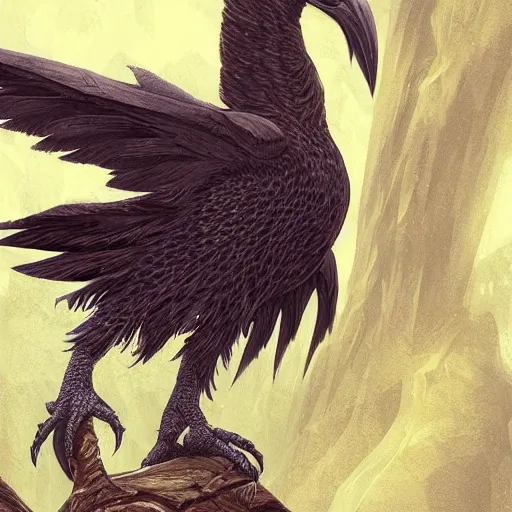 Prompt: raven watching the world! underneath, d & d, fantasy, intricate, elegant, highly detailed, digital painting, artstation, concept art, smooth, sharp focus, illustration, art by dragolisco