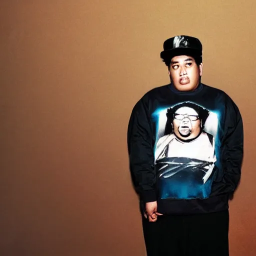 Prompt: asian biggie smalls, photo