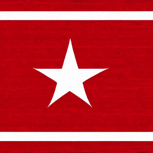 Prompt: morroco communist flag