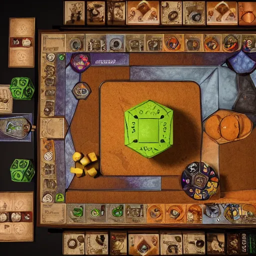 Prompt: hyperrealistic dslr film still of board game dungeons & dragons board game, stunning 8 k octane comprehensive 3 d render, inspired by istvan sandorfi & greg rutkowski & unreal engine, perfect symmetry, dim volumetric cinematic lighting, extremely hyper - detailed, extremely lifelike attributes & lifelike texture, intricate, masterpiece, artstation, stunning