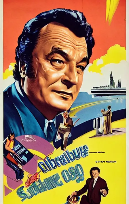 Image similar to columbo in 1 9 5 0 s pulp sci - fi movie poster, retrofuturism, highly detailed, mgm studios, david klein, reynold brown