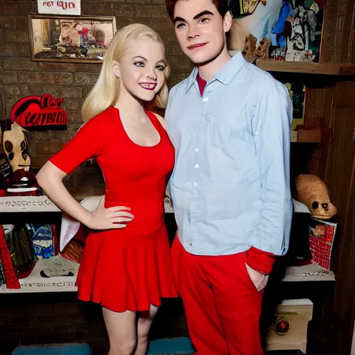 Prompt: archie andrews meets sabrina spellman