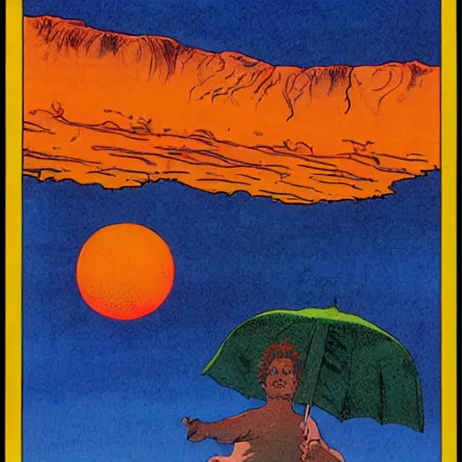 Image similar to monsoon season in Darwin NT, by Frank Miller and Richard Corben