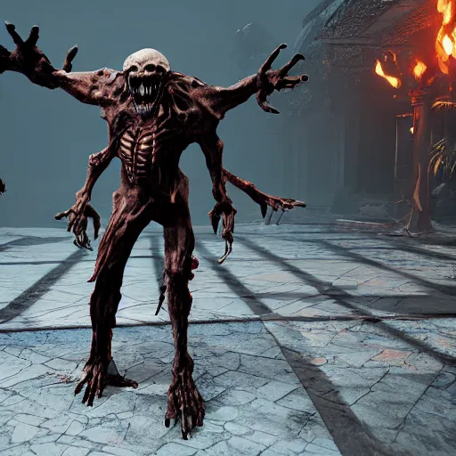 Image similar to undead mutant, unreal engine