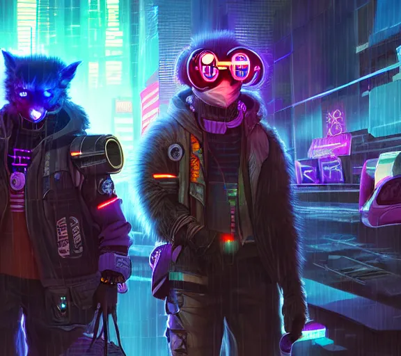 Image similar to high - resolution photograph from a cyberpunk era furry fandom convention ( midwest furfest 2 0 4 7 ), taking place after the genetic revolution and quantum singularity. photorealistic.