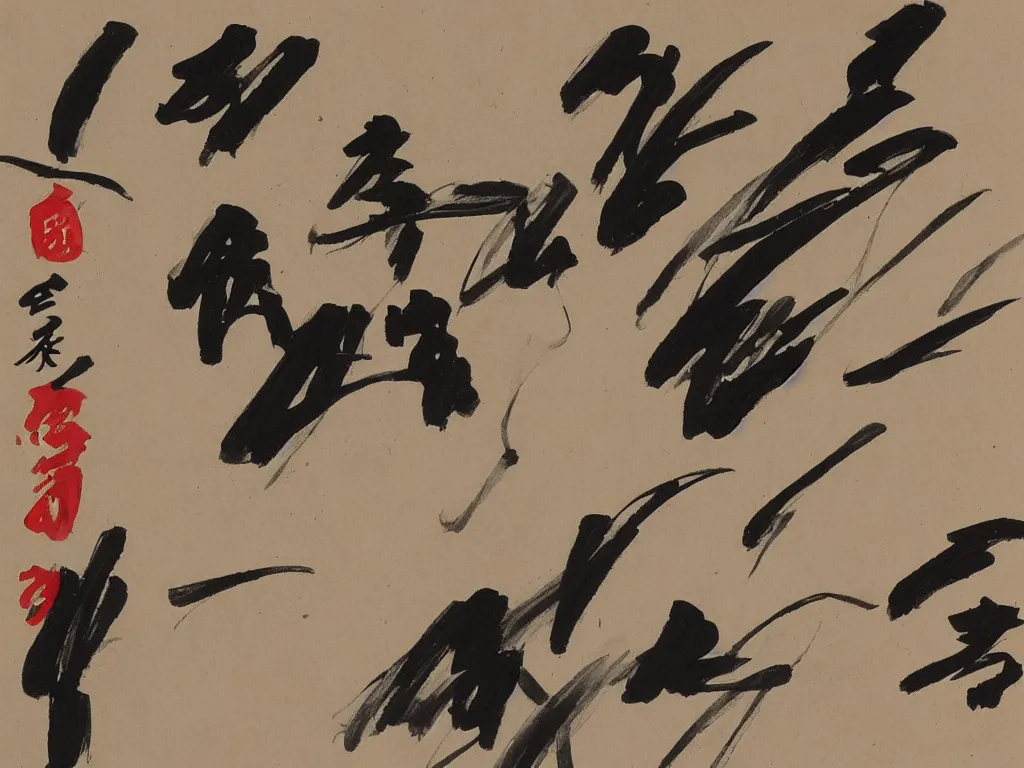 Image similar to artwork by qi baishi