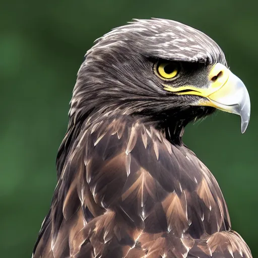 Prompt: a black spotted eagle 4k, award winning nature photography t