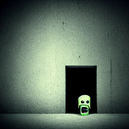 Image similar to monster inside the wall