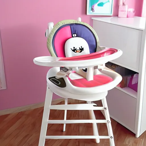 Prompt: kawaii high chair