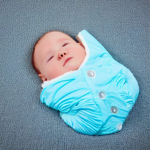 Prompt: a baby diaper with subtle rgb lights, stock photo