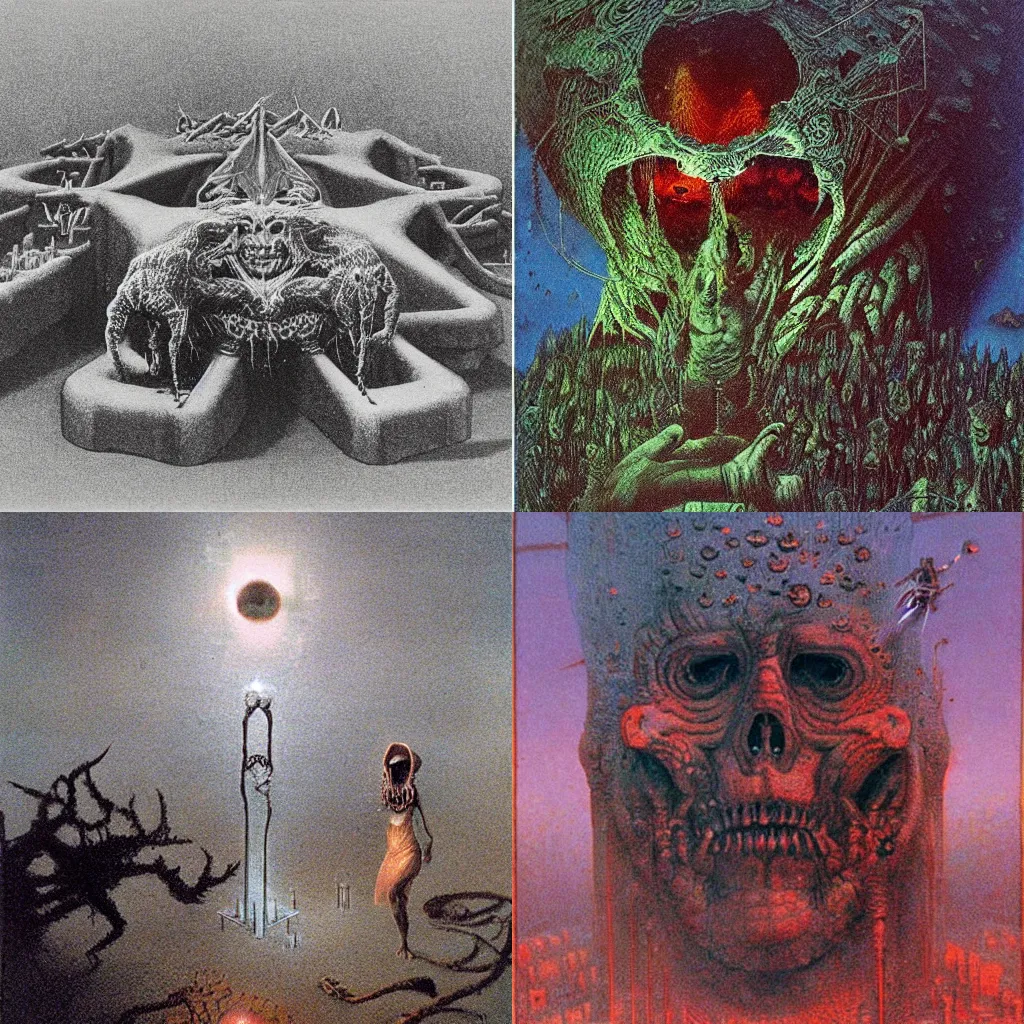 Prompt: terrifying satanic forbidden 3 terminal semiconductor devices TO-69 package SMD THT CMOS BiCMOS in the style of beksinski