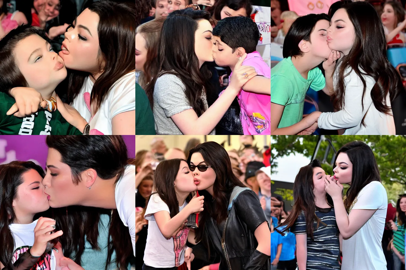 miranda cosgrove kisses a young fan, highly detailed | Stable Diffusion |  OpenArt