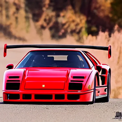 Prompt: close up of arnold schwarzenegger driving a ferrari f 4 0, photo of the year, golden hour, highly detailed