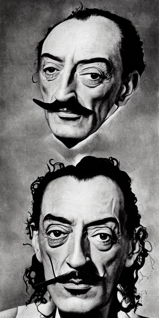 Image similar to Salvador Dalí portrait by Salvador Dalí, Surrealism, Atomic, Portlligat