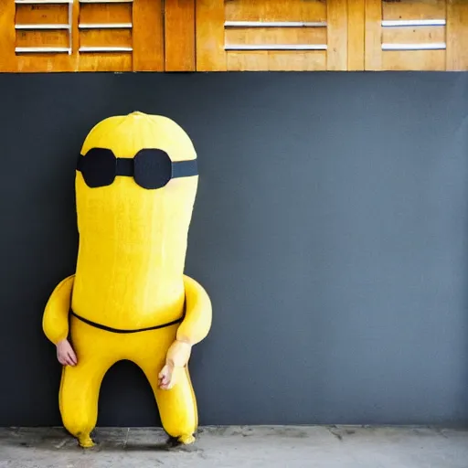 Prompt: a banana dressed as a ninja