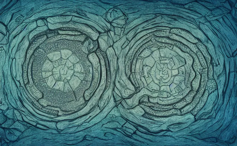 Prompt: sponge with many paths inside each hole, paths lead to different worlds, surreal, lord of the rings, detailed, high definition, close up, mysterious, curiosity,