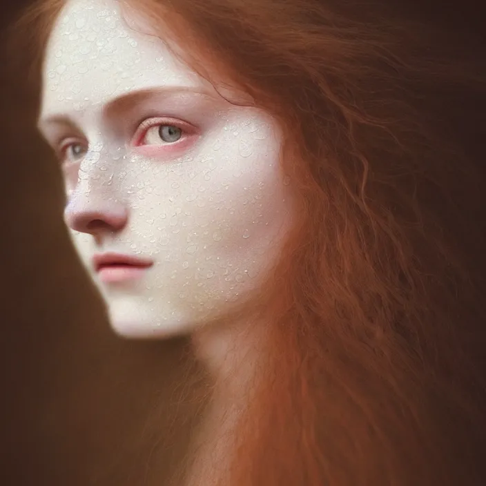 Prompt: Kodak Portra 400, 8K,ARTSTATION, Caroline Gariba, soft light, volumetric lighting, highly detailed, britt marling style 3/4 , extreme Close-up portrait photography of a beautiful woman how pre-Raphaelites,inspired by Ophelia paint, the face emerges from water of Pamukkale, underwater face, hair are intricate with highly detailed realistic beautiful flowers , Realistic, Refined, Highly Detailed, interstellar outdoor soft pastel lighting colors scheme, outdoor fine art photography, Hyper realistic, photo realistic