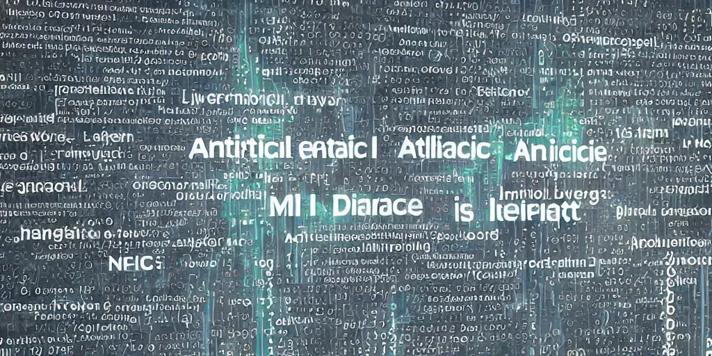 Prompt: Artificial intelligence ai with machine deep learning and data mining modern computer technologies