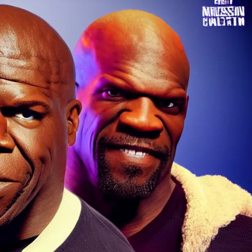 Prompt: poster for a sans undertale and terry crews buddy cop movie, movie poster