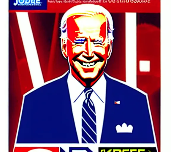 Prompt: Box Art of Super Joe Biden for the N64