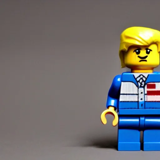 Image similar to donald trump lego figure