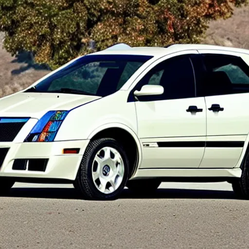 Image similar to mix between pontiac aztec and cadillac