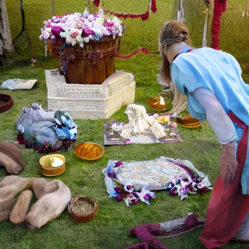 Image similar to offerings for the horse goddess