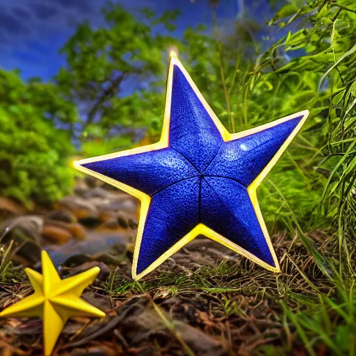 Prompt: national geographic photo of starmie, pokemon in the wild, intricate, portrait, 8 k highly professionally detailed, hdr, award winning