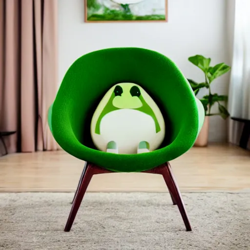 Prompt: avocado chair in anime