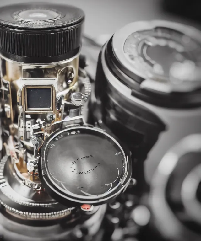 Image similar to high quality presentation photo of a functioning time machine in 1888, photography 4k f1.8 anamorphic bokeh 4k Canon Nikon