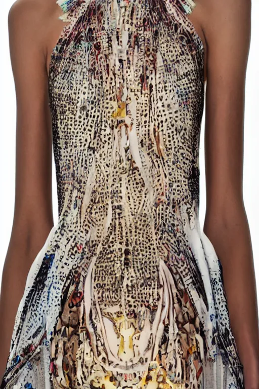 Prompt: scifi fantasy valentino resort ss 2 0 1 4 dress