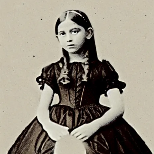 Image similar to photo of a beautiful and young princess, circa 1 8 6 1