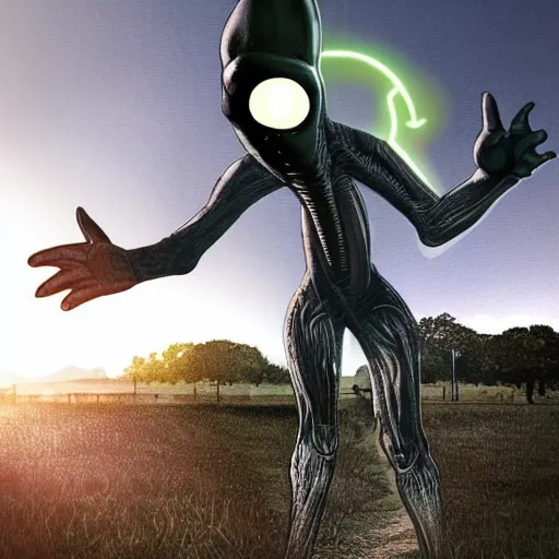 Image similar to alien abduction