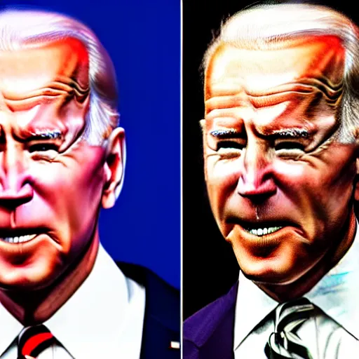 Prompt: photo of Joe Biden's face as a pizza, 8k, highly detailed,