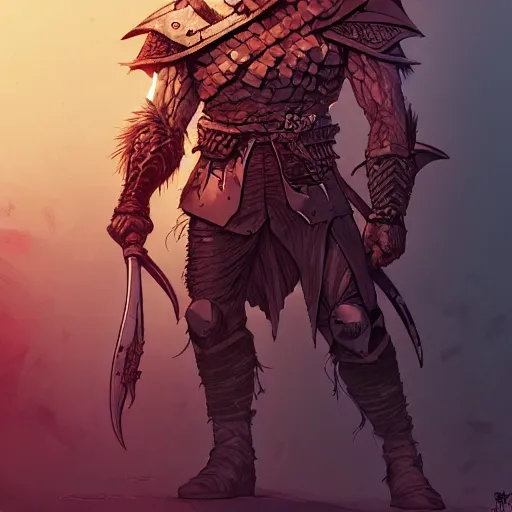 Image similar to cell shaded cartoon, a portrait of a fully armored evil warlock version of conan the barbarian, illustration, wide shot, subtle colors, concept art by josan gonzales and wlop, laurie greasley, jordan grimmer and james jean, highly detailed, sharp focus, trending on artstation, hq, deviantart, art by artgem