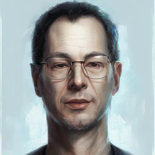 Image similar to Portrait of Bill Epstein made by stanly artgerm lau, wlop, rossdraws, james jean, andrei riabovitchev ,marc simonetti